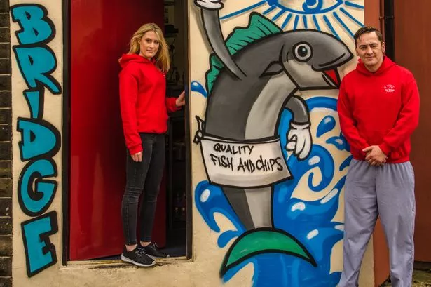 Fish shop owner commissioned a mural to stop vandalism - but HE'S the one in trouble!