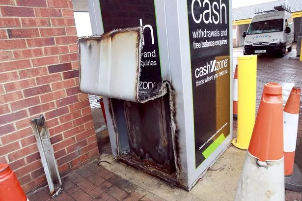 Blundering thieves could have blown up petrol station in cash machine raid